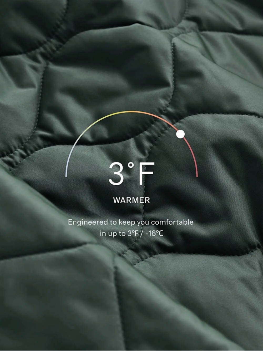 Quince Quilted Dark Green Puffer Jacket - Picture 5 of 8